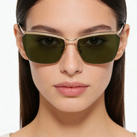 Valentino VLS-183 Floating Rimless Metal Glasses✨