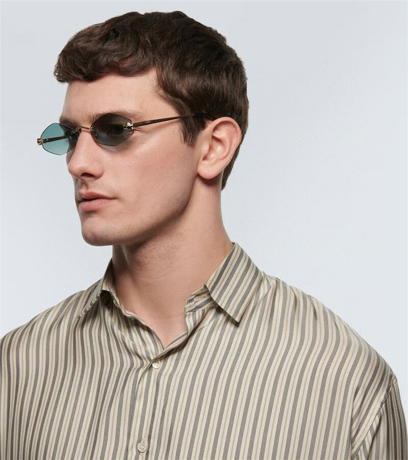 -  Cartier Eyewear Tiger Head Panthere CT0433S 001 Sunglasses  🐆 - onlinechics.com