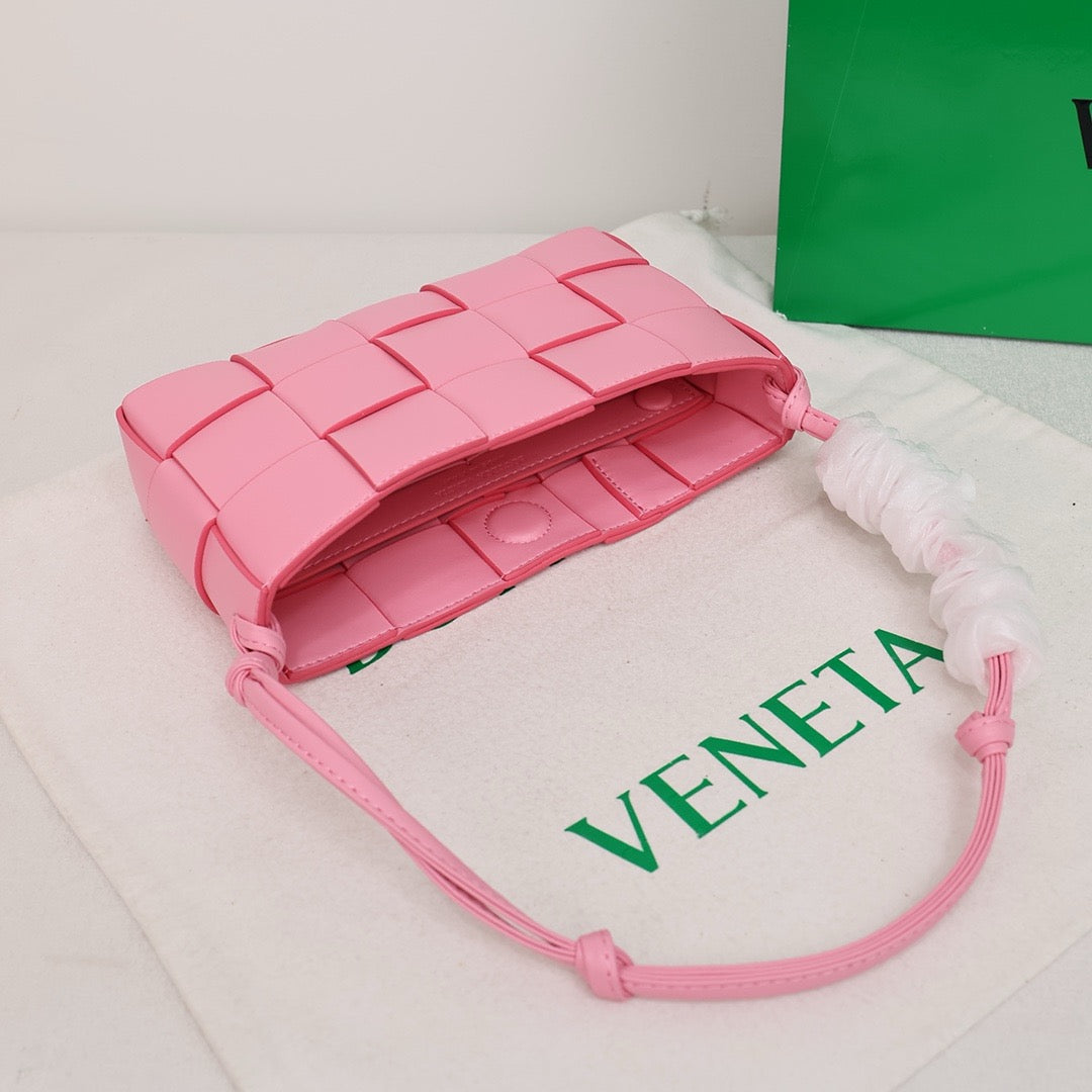 Bottega Veneta Small Cassette Small Intreccio leather bag 💚 - onlinechics.com
