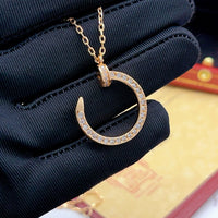 Cartier 18K Gold Plated LOVE-JUSTE UN CLOU PENDANT-Necklace✨