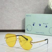 Off-White Men's Alexandria Metal Round Sunglasses 🧩