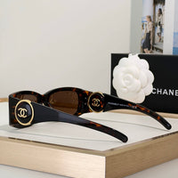 CHANEL 6030S  Rectangular Vintage Sunglasses Chanel Eyewear  🖤