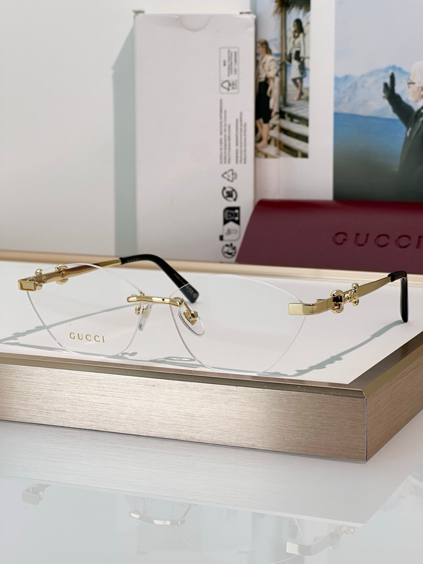 Gucci GG 8012 Cat eye frame Sunglasses &Glasses ✨ - onlinechics.com