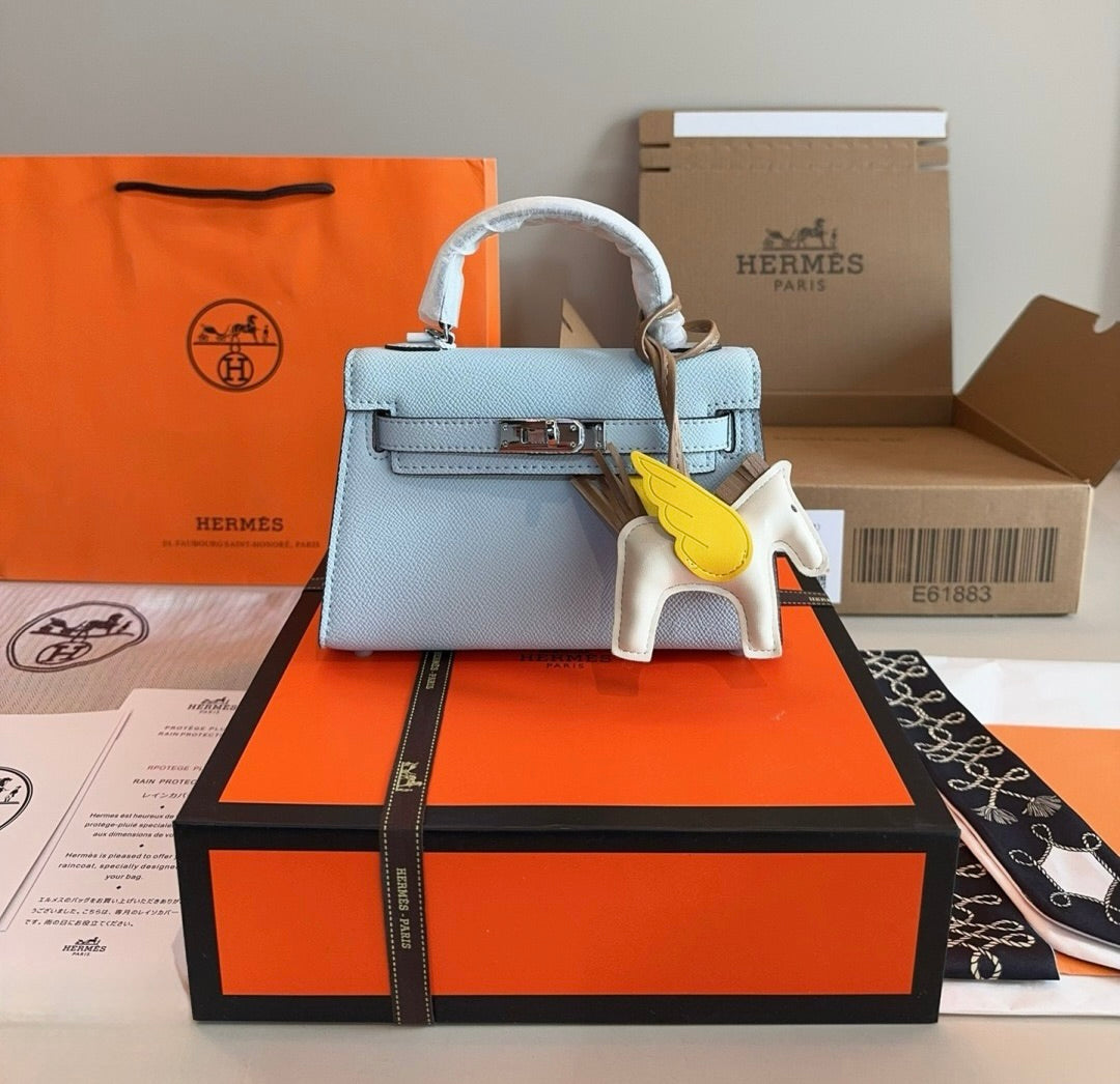 HERMES Hermès Kelly Sellier 20  Epsom Palladium Hardware✨ - onlinechics.com