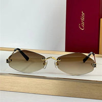 Cartier Eyewear Tiger Head Panthere CT0433S 001 Sunglasses  🐆