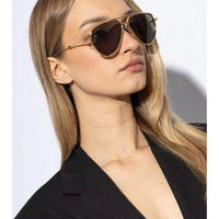 Valentino V-Stud II Titanium Aviator Unisex Sunglasses✨
