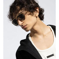 Valentino V-Stud II Titanium Aviator Unisex Sunglasses✨
