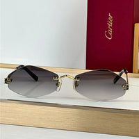 Cartier Eyewear Tiger Head Panthere CT0433S 001 Sunglasses  🐆