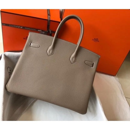 HERMES Birkin 35cm Bag Clemence Leather ✨ - onlinechics.com