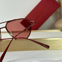 Valentino V-Stud II Titanium Aviator Unisex Sunglasses✨