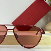 Valentino V-Stud II Titanium Aviator Unisex Sunglasses✨