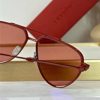 Valentino V-Stud II Titanium Aviator Unisex Sunglasses✨
