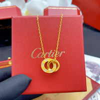 Cartier 18K Gold Plated LOVE-JUSTE UN CLOU PENDANT-Necklace✨