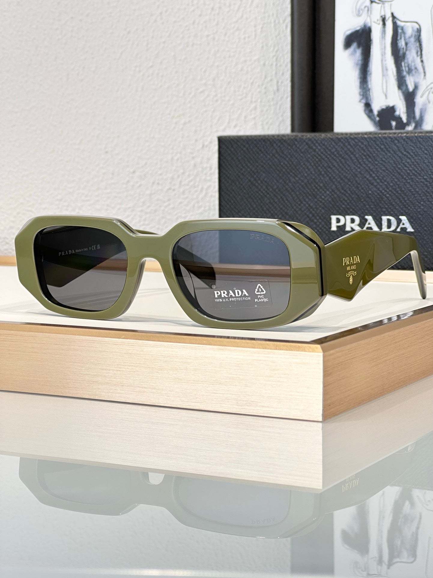 Prada 0PR 17WS 1AB5S0 49-20-145  2024 Women's Sunglasses 🟥 - buyonlinebehappy