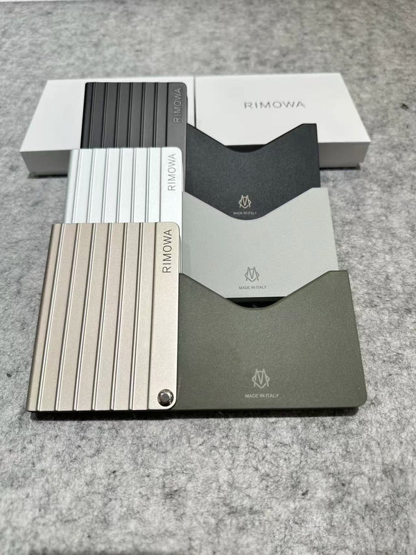 RIMOWA Original Series - Aluminium-Black-Titanium Card Holder 🛩️