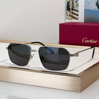 Cartier CT0445O 001 Première de Cartier Rectangle Shape Sunglasses NEW 🐆