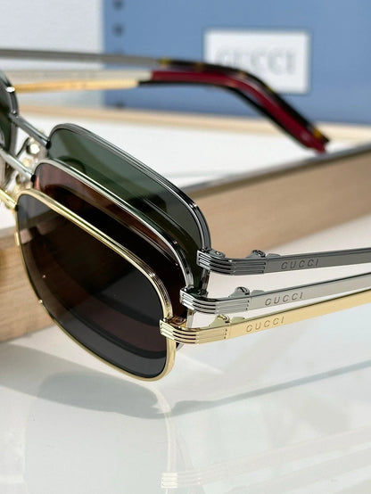 Gucci GG 1457S 002 57 19 Unisex Sunglasses ✨ - onlinechics.com