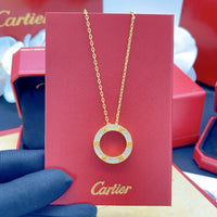 Cartier 18K Gold Plated LOVE-JUSTE UN CLOU PENDANT-Necklace✨