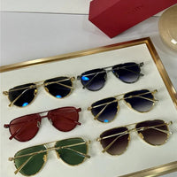Valentino V-Stud II Titanium Aviator Unisex Sunglasses✨