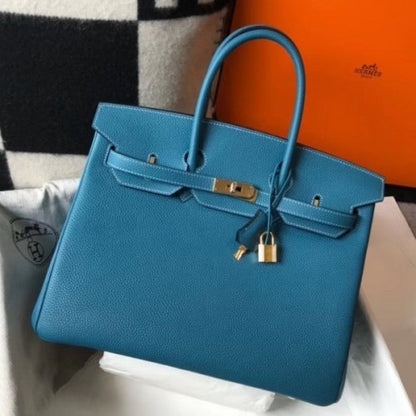 HERMES Birkin 35cm Bag Clemence Leather ✨ - onlinechics.com
