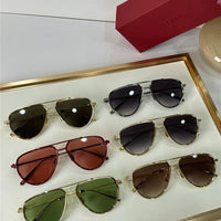 Valentino V-Stud II Titanium Aviator Unisex Sunglasses✨