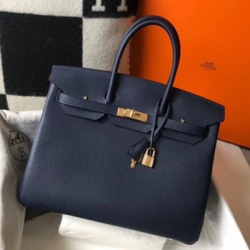 HERMES Birkin 35cm Bag Clemence Leather ✨