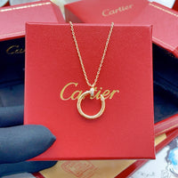 Cartier 18K Gold Plated LOVE-JUSTE UN CLOU PENDANT-Necklace✨