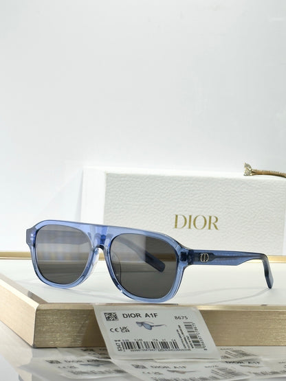 DIOR CD Icon A1F Transparent Beige Pilot  Sunglasses ✨ - onlinechics.com