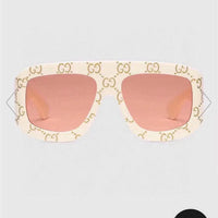 GUCCI GG0980  Eyewear GG monogram pilot-frame Sunglasses ✨