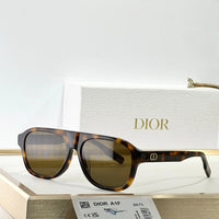 DIOR CD Icon A1F Transparent Beige Pilot  Sunglasses ✨