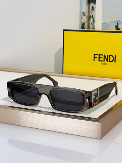 FENDI FF  Squared FE40587 Sunglasses✨ - onlinechics.com