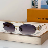Louis Vuitton Z3186U LV Dazzling Oval Sunglasses  ✨