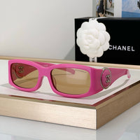 CHANEL 6030S  Rectangular Vintage Sunglasses Chanel Eyewear  🖤