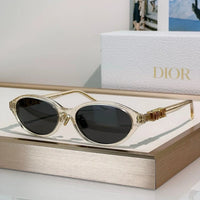 DIOR CD DiorTreasure R1I Black Oval Sunglasses ✨