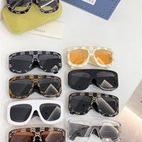 GUCCI GG0980  Eyewear GG monogram pilot-frame Sunglasses ✨