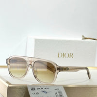 DIOR CD Icon A1F Transparent Beige Pilot  Sunglasses ✨