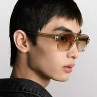 DIOR CD Icon A1F Transparent Beige Pilot  Sunglasses ✨