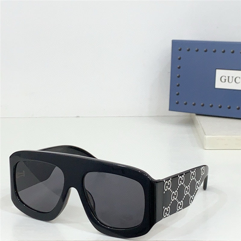 GUCCI GG0980  Eyewear GG monogram pilot-frame Sunglasses ✨