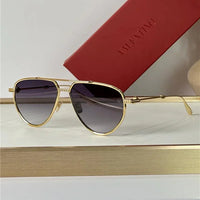 Valentino V-Stud II Titanium Aviator Unisex Sunglasses✨