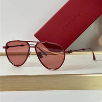 Valentino V-Stud II Titanium Aviator Unisex Sunglasses✨