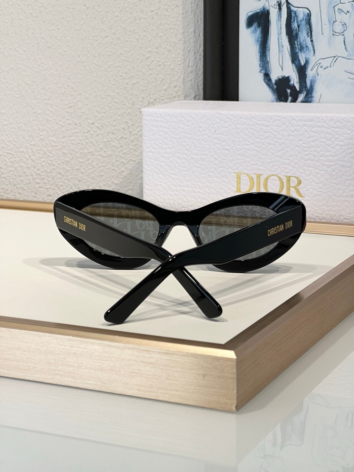 DIOR DiorMeteor B1I Cat Eye 146mm Sunglasses✨