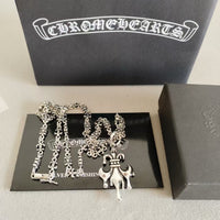 Chrome Hearts Style Fleur de Lis Necklace –925 Silver Stainless Steel ⚜️