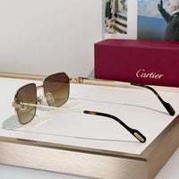 Cartier CT0445O 001 Première de Cartier Rectangle Shape Sunglasses NEW 🐆