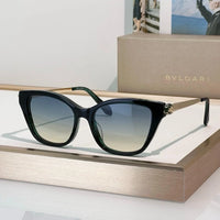 BVLGARI Serpenti Forever Black Cat Eye Sunglasses ✨