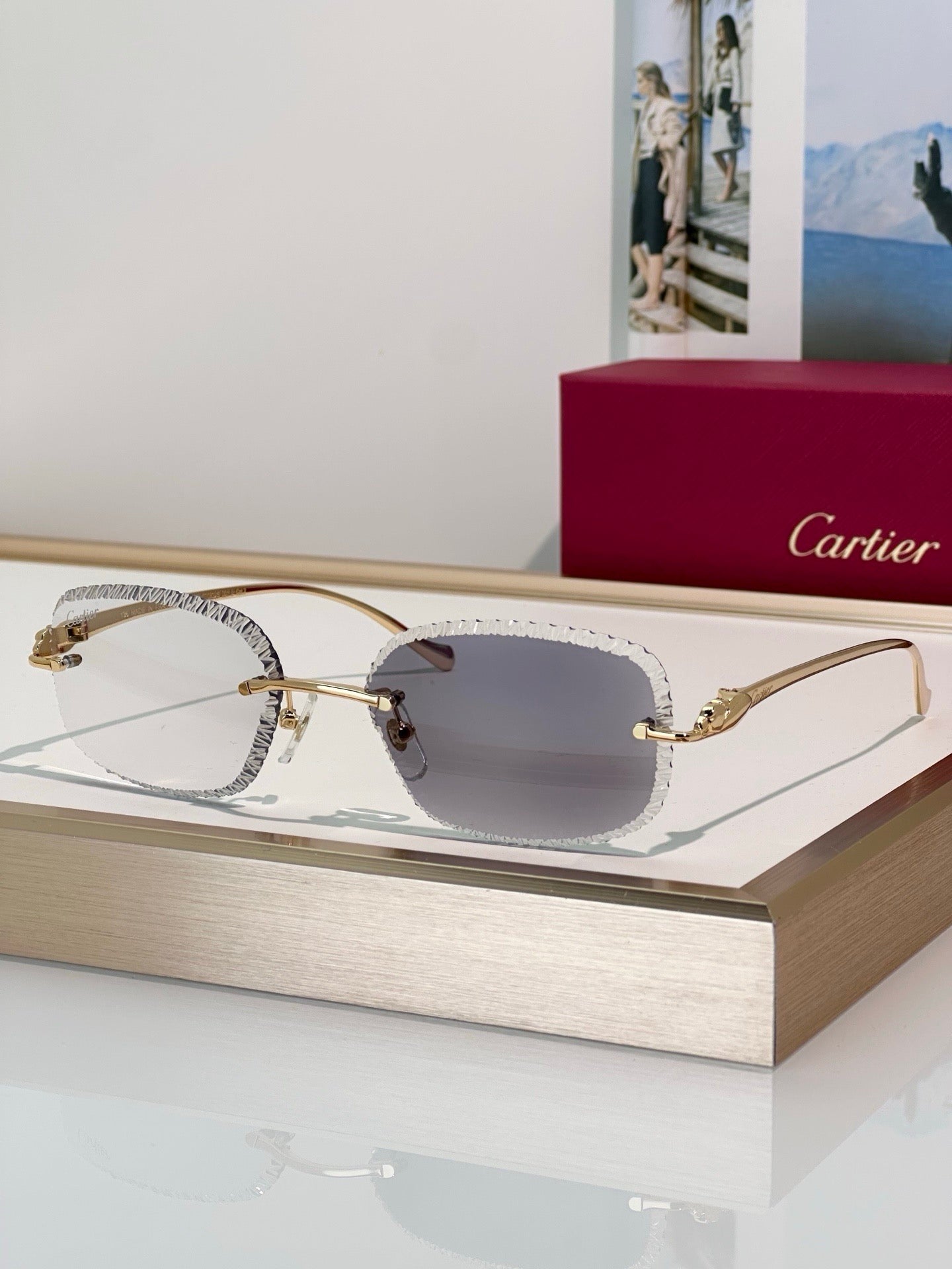 Cartier CLASSIC C DE  Motif Photochromic - Panthere CT0832 Sunglasses 🐆 - onlinechics.com