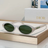 DIOR DiorPacific R1I Black Oval Sunglasses ✨