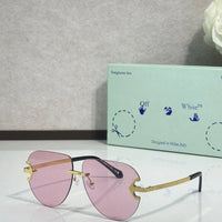 Off-White Men's Alexandria Metal Round Sunglasses 🧩