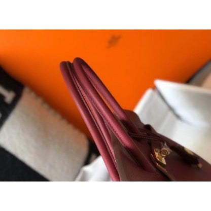 HERMES Birkin 35cm Bag Clemence Leather ✨ - onlinechics.com