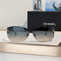 CHANEL 9582 EXCLUSIVE SHIELD Sunglasses Eyewear  🖤