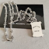 Chrome Hearts Style Fleur de Lis Necklace –925 Silver Stainless Steel ⚜️